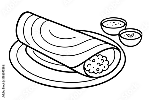 Dosa a Traditional South Indian Fermented Crepe