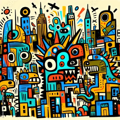 Dino Festín: Aventuras de Color y Fantasía