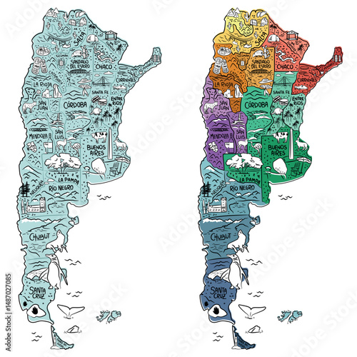 Mapa Arg Ilustrado
