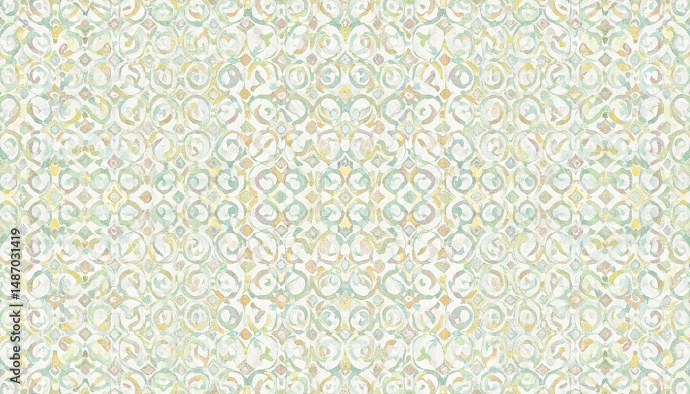 Abstract Symmetrical Pattern Design With Pastel Colors Abstract Symmetrical Pattern Design With Pastel Colors
