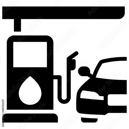 Petrol Station Icon
