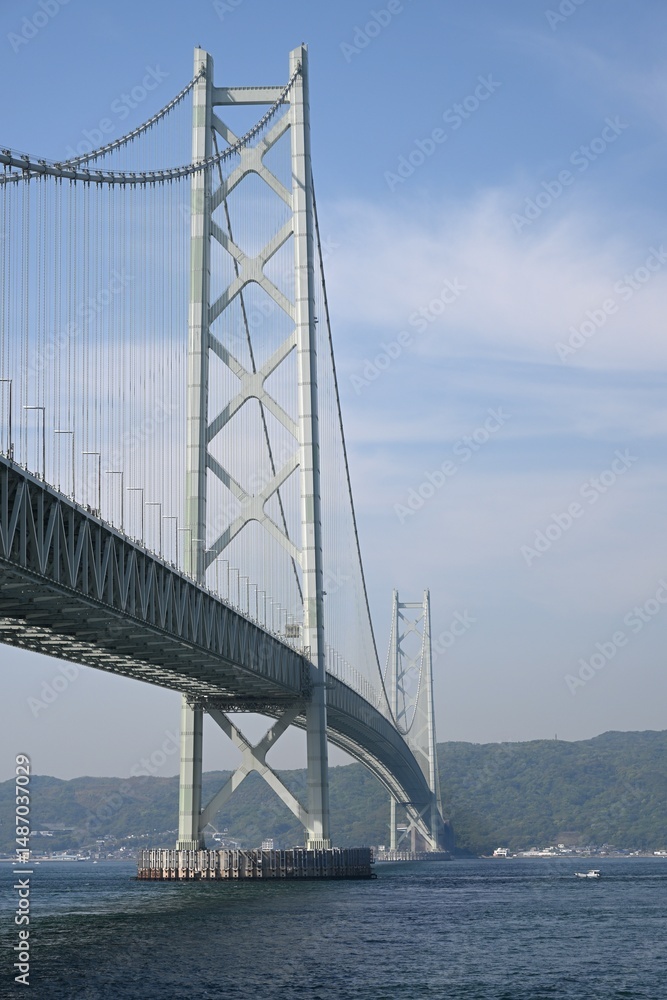 Naklejka premium 海峡大橋