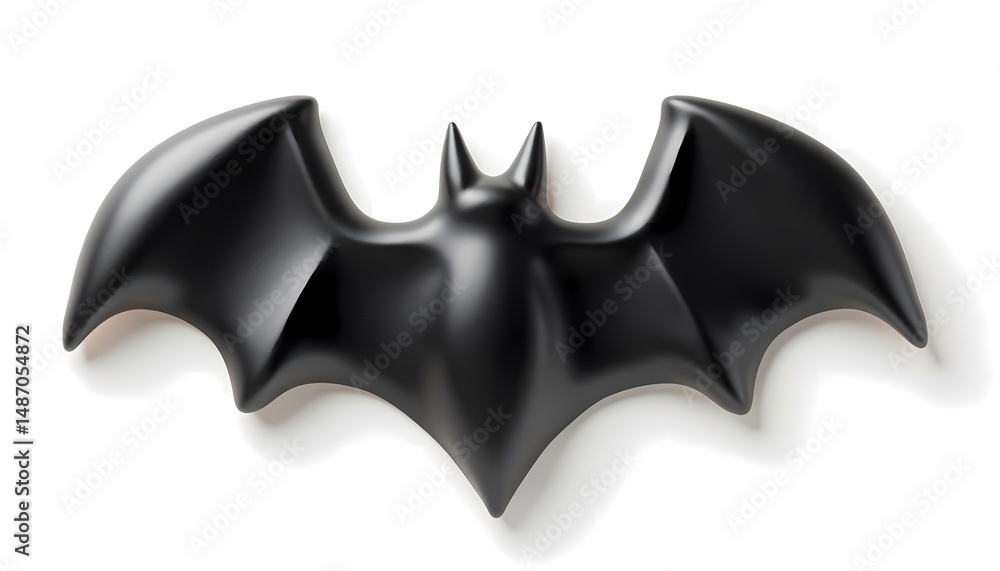 Fototapeta premium Black Bat Decoration for Halloween