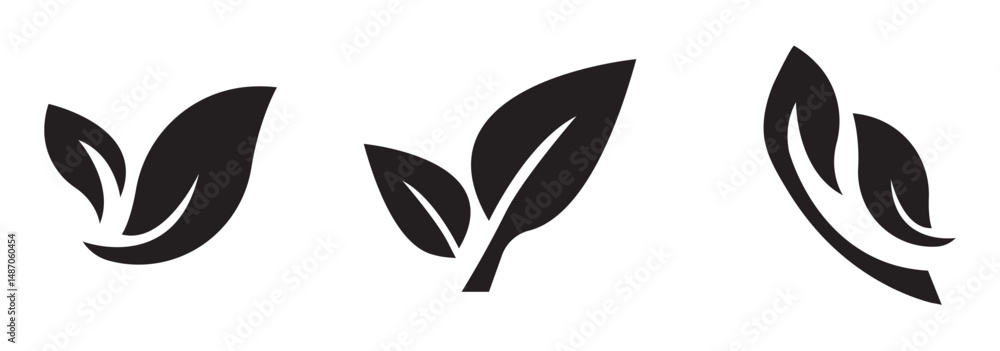 black leaves icons set isolated on white background vector illustration. Vegan, tree, plant, fresh, energy and healthy nutrition concept eps 10
black leaves icons set isolated on white background vector illustration. Vegan, tree, plant, fresh, energy and healthy nutrition concept eps 10