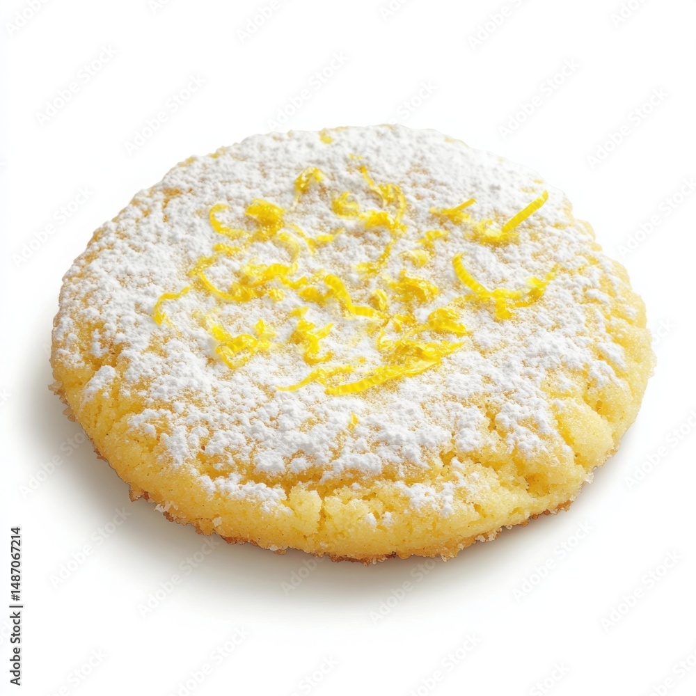 A different delicious lemon zest cookie with a light and crisp texture, A different delicious lemon zest cookie with a light and crisp texture,