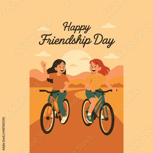 Celebrate bonds of friendship with this vibrant Happy Friendship Day design. Great for social media, cards, and celebration posts.

