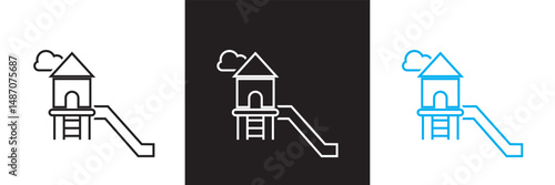 Amenities Icons .  community space related icons. Vector illustration. isolated on white and black background. EPS 10