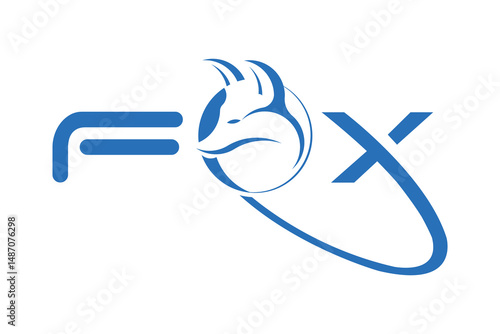 Fox minimal modern logo
