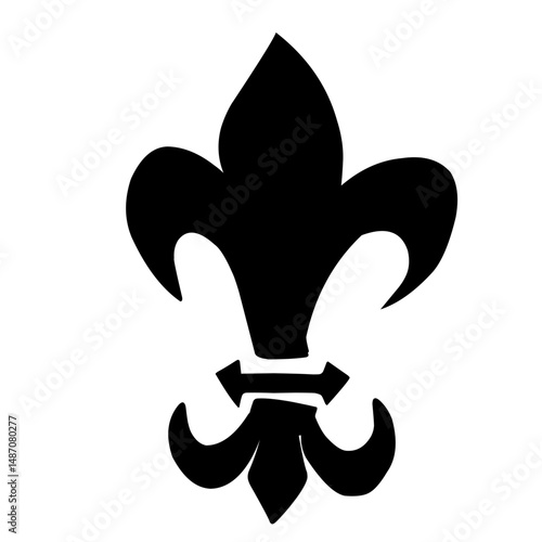fleur de lis icon vector