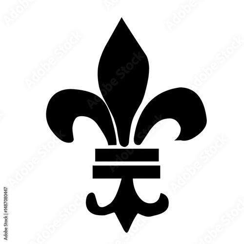 fleur de lis icon vector