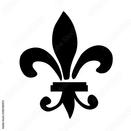 fleur de lis icon vector
