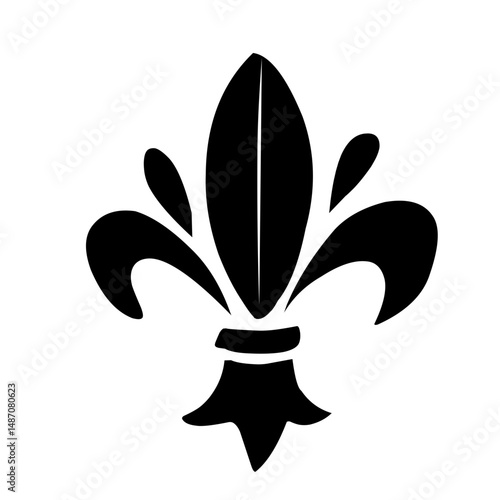 fleur de lis icon vector