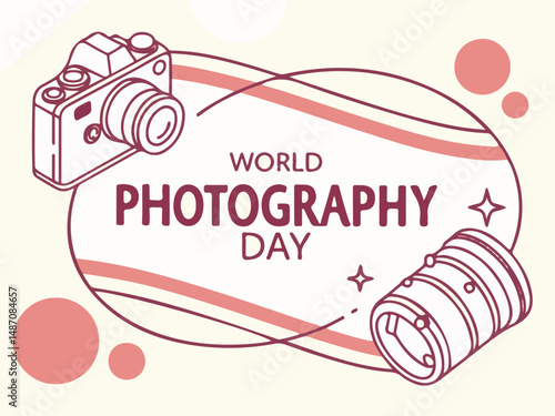 World Photography Day Celebration Design
