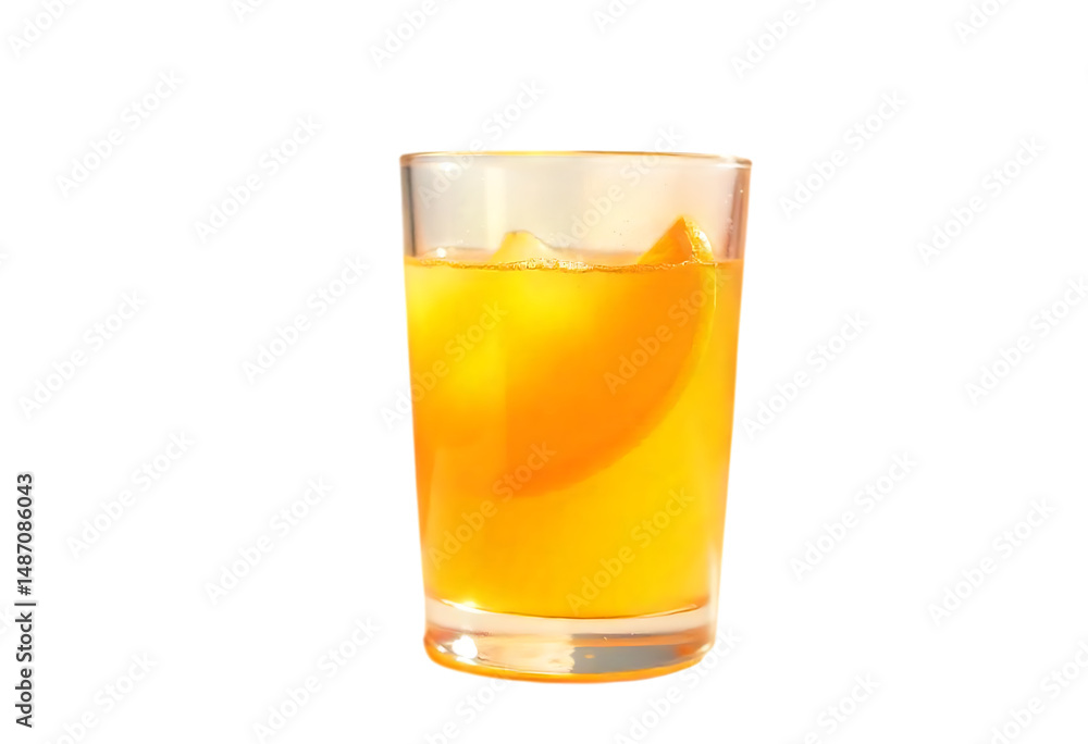 Refreshing Orange Juice Drink Icy Cold Summer Beverage Refreshing Orange Juice Drink Icy Cold Summer Beverage