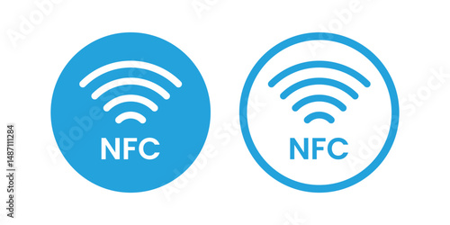 NFC Tap to Pay Vector Set – Contactless Payment Icons for Mobile and POS Systems
