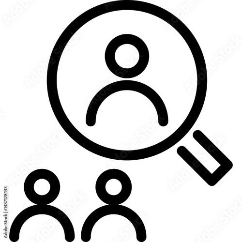 Hiring Process Line Icons. Recruitment, Job Application, Interview, CV Review, Onboarding and HR Vector Symbols