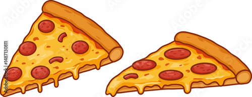 Delicious Pepperoni Pizza Slices A Tasty Treat