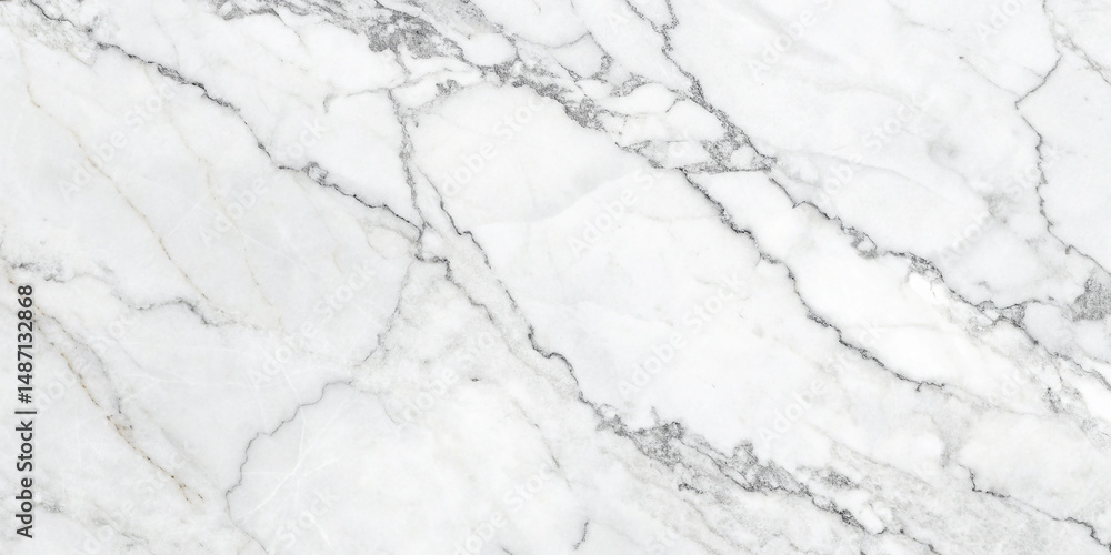 Obraz premium Elegant White Marble Texture, High-Resolution Background