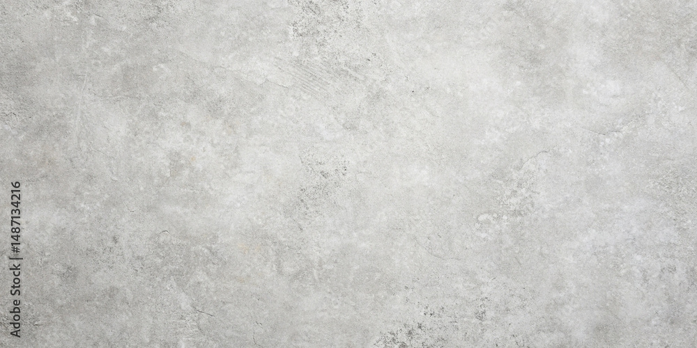 Naklejka premium Light Gray Concrete Texture, Seamless Background, Grunge Surface