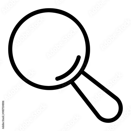 loupe line icon