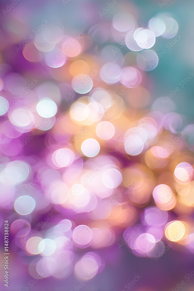 Abstract Bokeh of City Lights at Night in Bangkok Abstract Bokeh of City Lights at Night in Bangkok