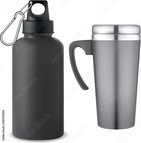 Mockup Cold storage glass