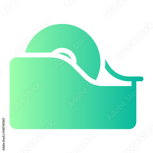 tape dispenser gradient icon