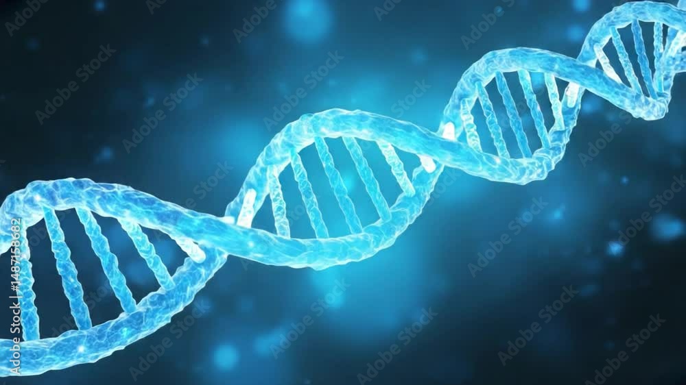 DNA double helix, illuminated, digital illustration. DNA double helix, illuminated, digital illustration.