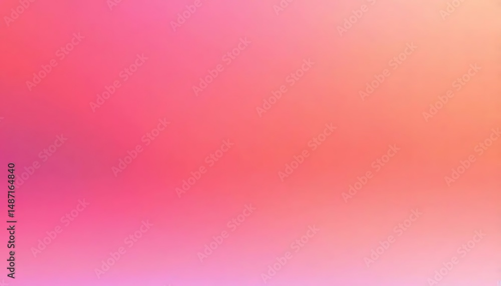 Obraz premium A luminous gradient blend of coral, pink and peach hues creates a soft and inviting visual effect.