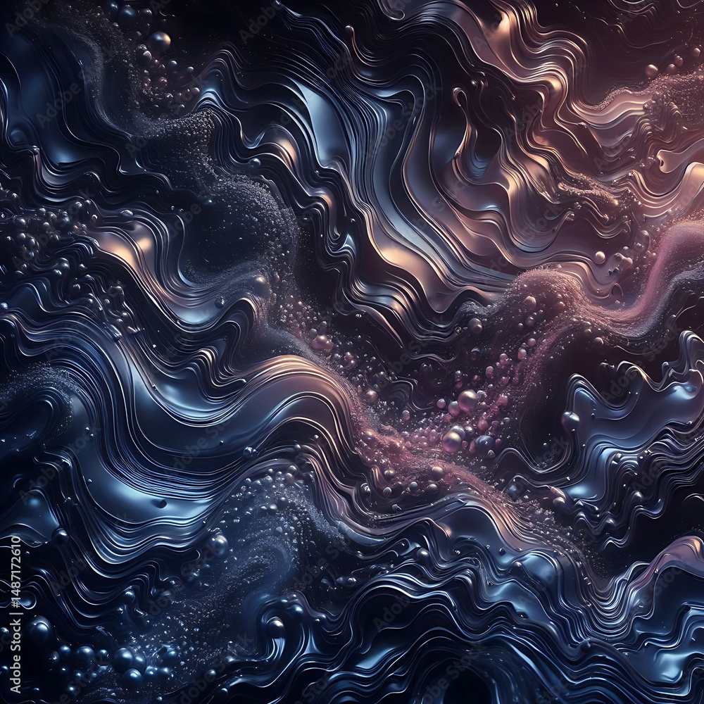 Metallic Wave Flow Metallic Wave Flow