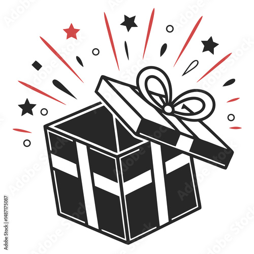 gift box with ribbon