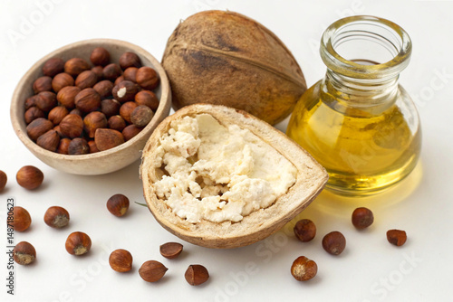 Baobab Fruit Powder, Seeds, and Oil – Nutrient-Rich Superfood Display