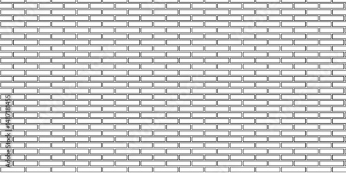 Masonry empty stucco masonry pavement floor and wall limestone brickwork concrete texture. Urban white, black line cement rough row wallpaper abstract background.