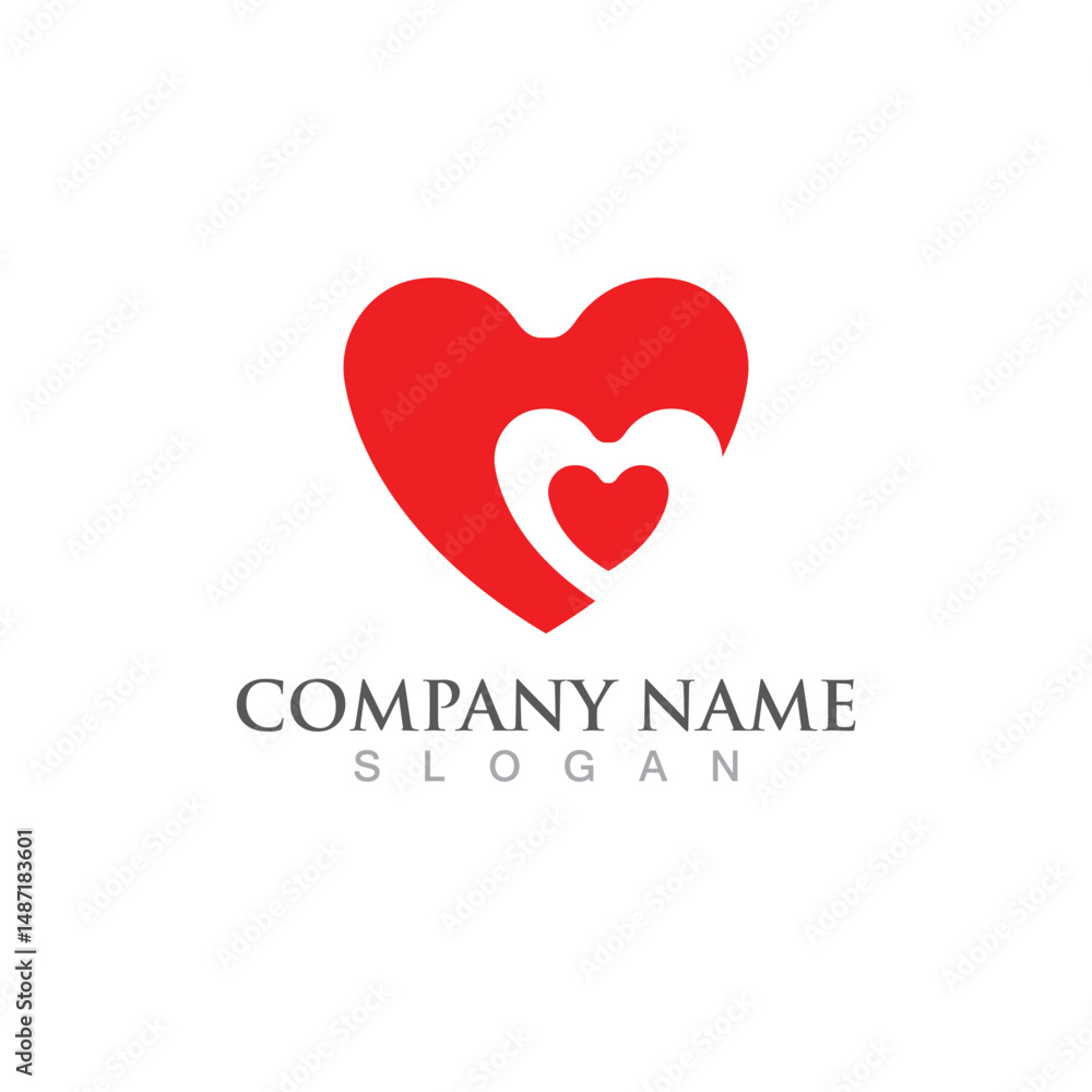 Beauty Love Vector illustration design Beauty Love Vector illustration design