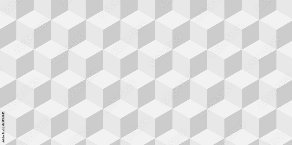 Vector Minimal cubes geometric tile and mosaic wall grid retro digital tiles wallpaper background. white and gray block cube structure square triangle texture vintage design.
Vector Minimal cubes geometric tile and mosaic wall grid retro digital tiles wallpaper background. white and gray block cube structure square triangle texture vintage design.