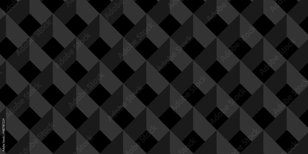 Vector of cube geometric pattern grid backdrop triangle background. Abstract cube geometric tile and mosaic wall or grid hexagon technology. black and gray geometric block cube structure.
Vector of cube geometric pattern grid backdrop triangle background. Abstract cube geometric tile and mosaic wall or grid hexagon technology. black and gray geometric block cube structure.