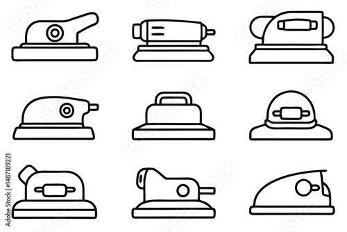 Sanders modern design Line art