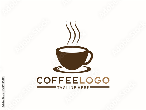 Cafe logo Vector Template