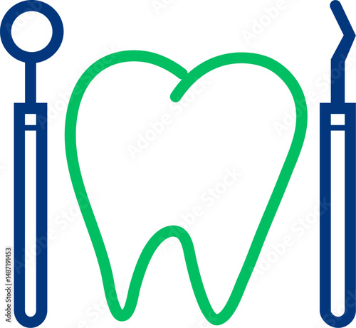 Dental Complications vector. Dental treatment. Dental care. Health care