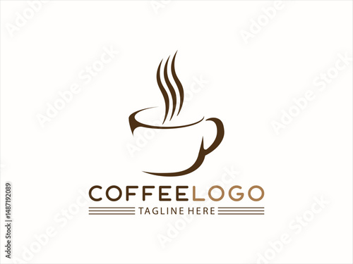 Cafe logo Vector Template