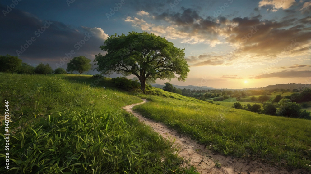 Obraz premium mountain river in the mountains