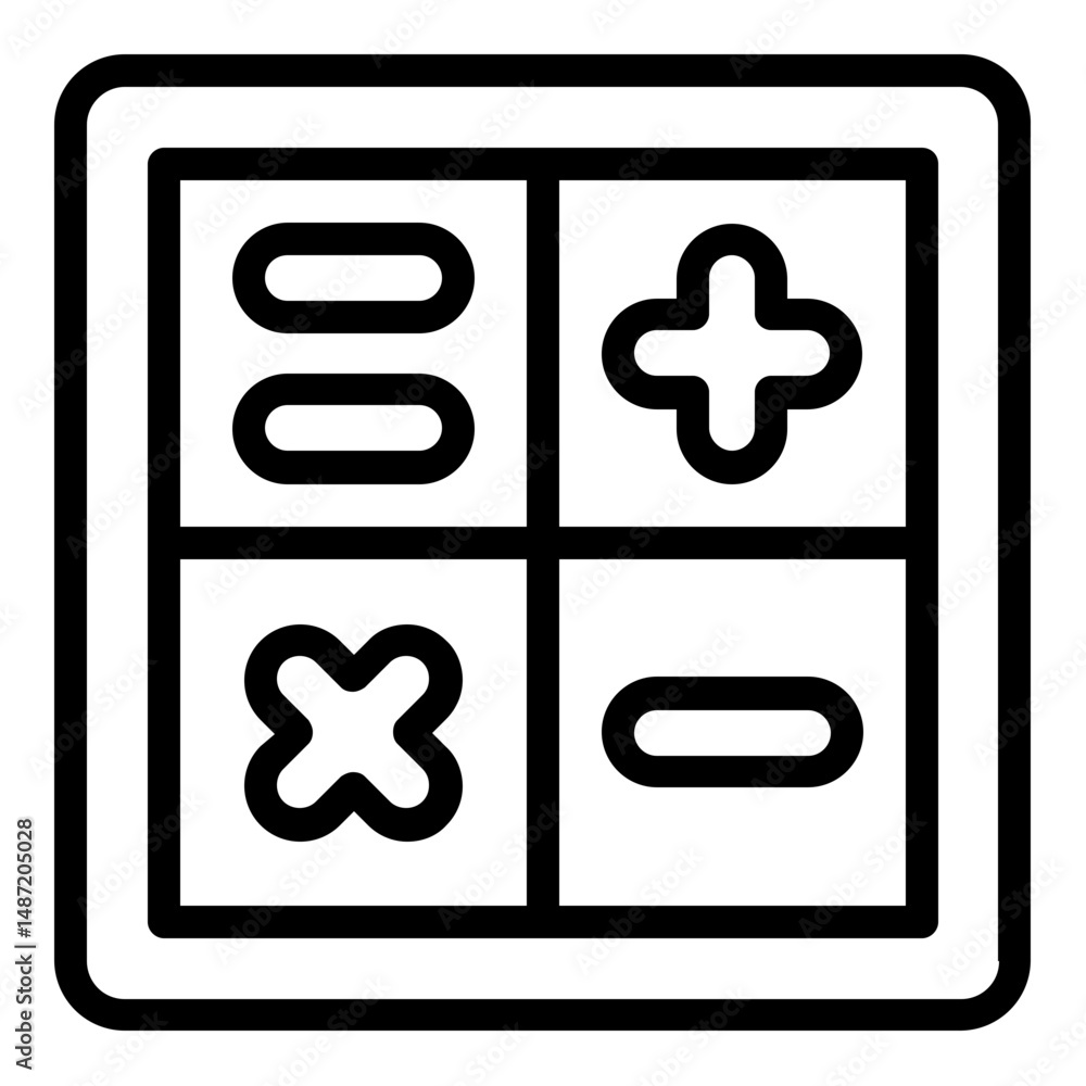 Fototapeta premium exam icon line