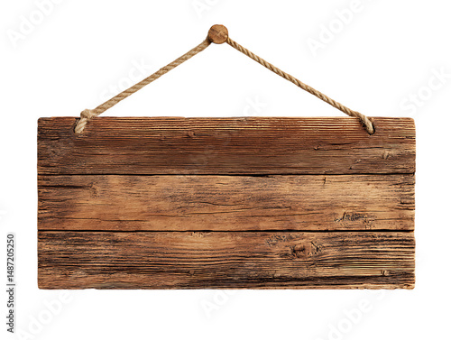 Blank Natural Wood Sign with Organic Texture