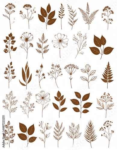 Vintage Botanicals Background