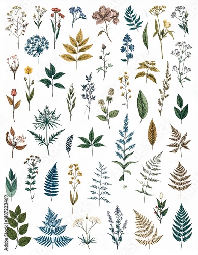 Vintage Botanicals Background
