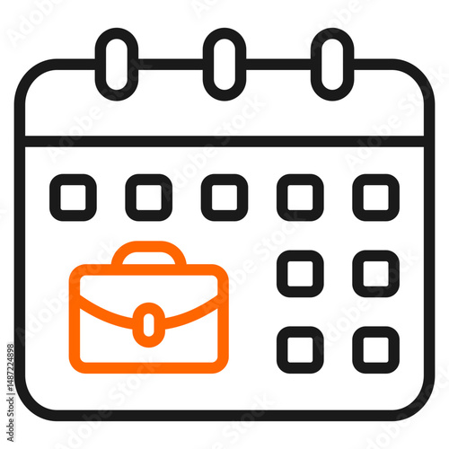 Workday Plan Icon For Design Elements