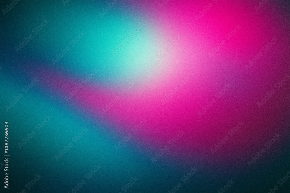 Obraz premium Abstract Teal Pink Gradient Background