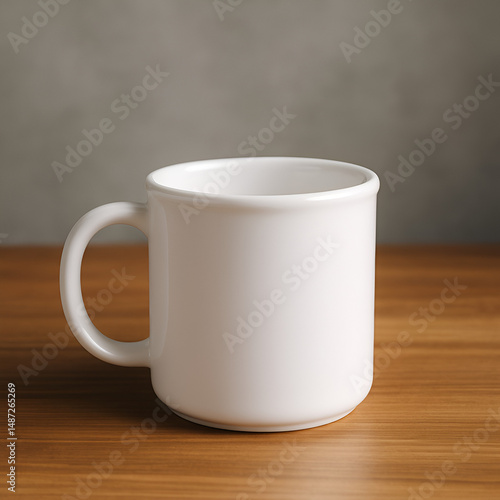 blank white mug for moke up