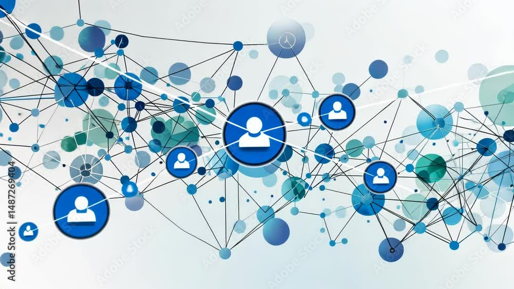 Networked individuals connecting Networked individuals connecting