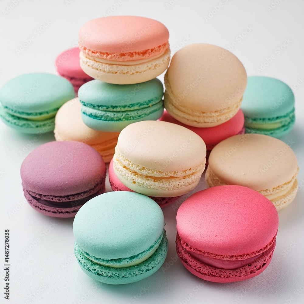 Obraz premium colorful macaroons